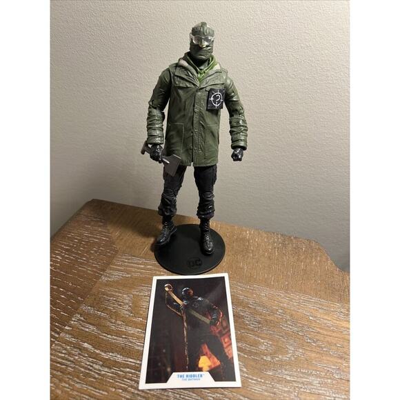 DC Multiverse The Batman The Riddler Edward Norton Action Figure with data card - Picture 1 of 16